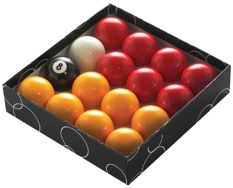PowerGlide Value Red and Yellow Pool Balls (1 7/8")