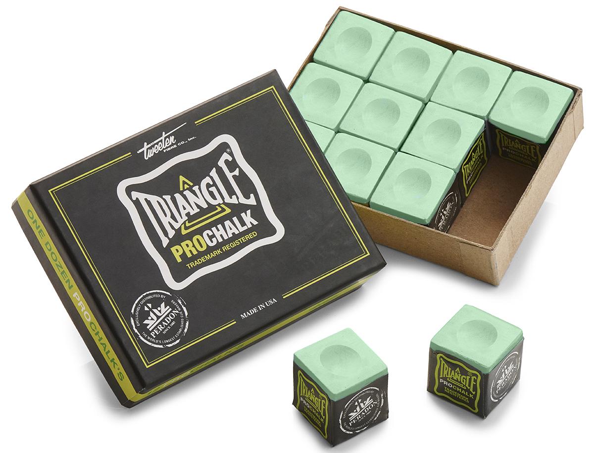 Triangle Pro Chalk (dozen cubes, light green)